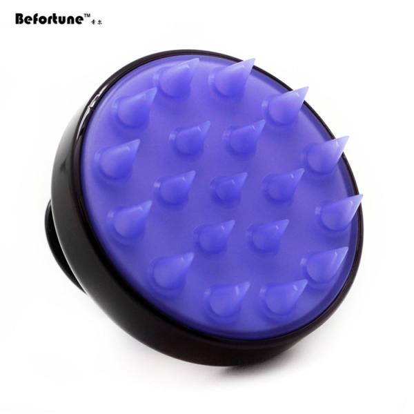 Silicone Hair Scalp Massager Shampoo Brush , BF6006 Head Massage Brush