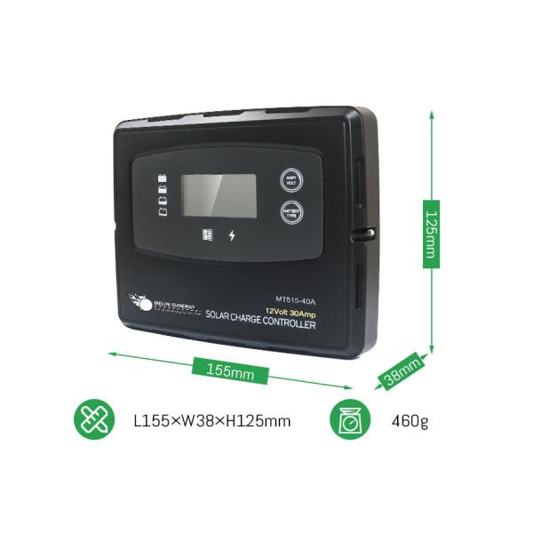 Control de carga solar digital de 30 amperios PWM para baterías Lifepo4 con BMS Despertar