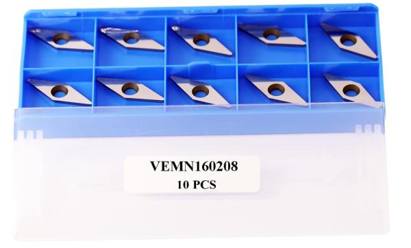 Diamond Cutting Edge Carbide Woodturning Cutters 10pcs with screws Standard