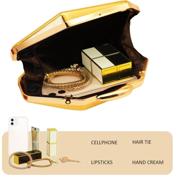 BORSA DE MANO, BORSA GEOMÉTRICA, BORSA de abrazadera para fiestas, bodas y bailes.