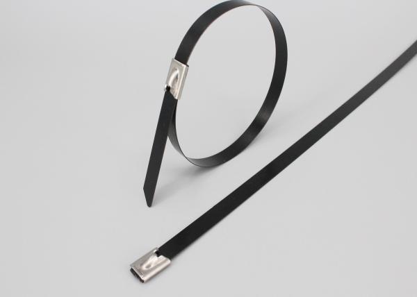 201 304 316 epoxy coated Stainless steel cable ties-ball self locking