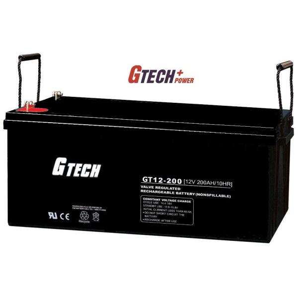 調整される12V 200Ah AGM VRLAは太陽エネルギーシステムのための鉛酸蓄電池、UPSのテレコミュニケーション、アクセス管理装置を