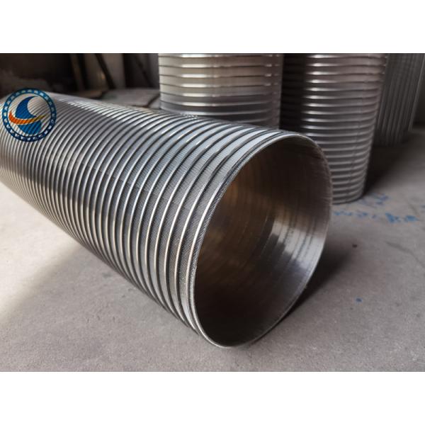 SS 316 Slot 40 Wedge Wire Screen Filter Johnson Type