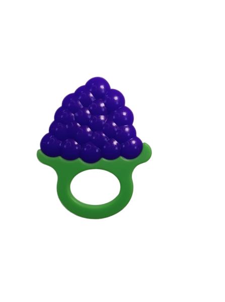 Gentle Rubber Silicone Baby Teether Food Grade For Infant Teething With Size Is 8*7.3cm And Weight Is 44 Gram