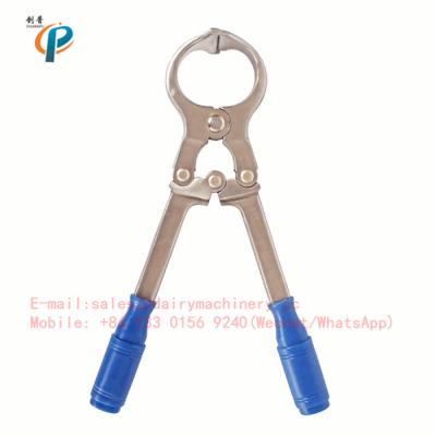 Castrator veterinário dos carneiros do instrumento cirúrgico, fórceps de castração de aço inoxidável para a cabra, ferramenta da castração
