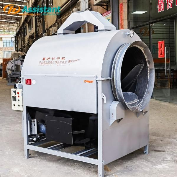 DL-6CSTP-CM110 Household Tea Roasting Drum Machine for Wood/Coal Heating Tea Fixation