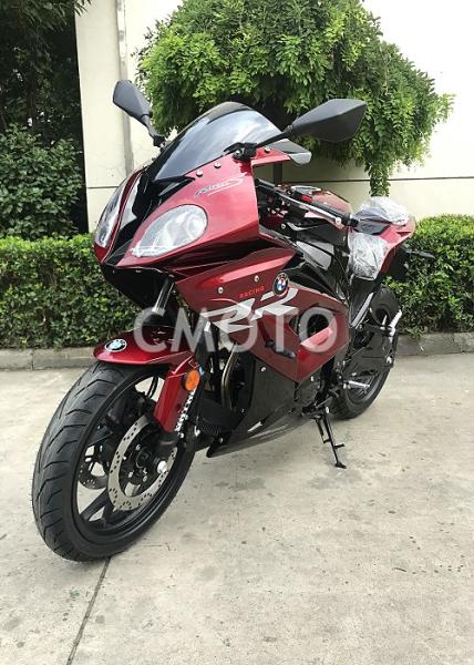 LED Light Front Rear Disc Brake Street Sport Motorcycles With Digtial Speedmeter