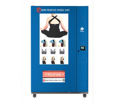 Big Touch Screen Clothing Vending Machines For Yoga Suits Swimming Suits