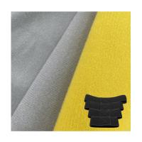 Tecido de veludo 100% de poliéster de alongamento, simples, de malha, anti-puxa, personalizado.