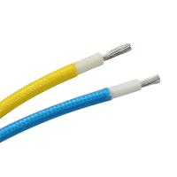 Cabo de entrançamento 300V da fibra de vidro do silicone da resistência térmica Awm3122