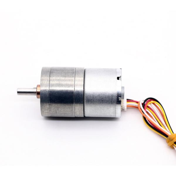 Eixo sem escova do motor D da engrenagem da C.C. do motor 12v da C.C. do motor de redução 12/24V de ASLONG JGA25-2418 25mm 8.5-1977RPM micro