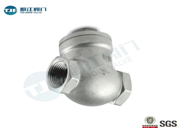 316 Stainless Steel Non Return Check Valve With Female Threaded BSP / NPT Ends