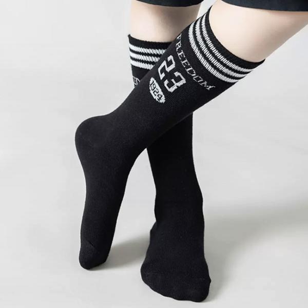 Knee High Comfortable Kids Cotton Socks Seamless Toe Cotton Children Socks