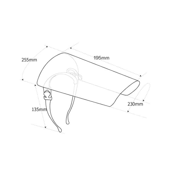 Haixin Group Disposable Anti-Fog Face Shield Mask Children and Adults Medical Suppliers Wholesale Transparent Protective Masks