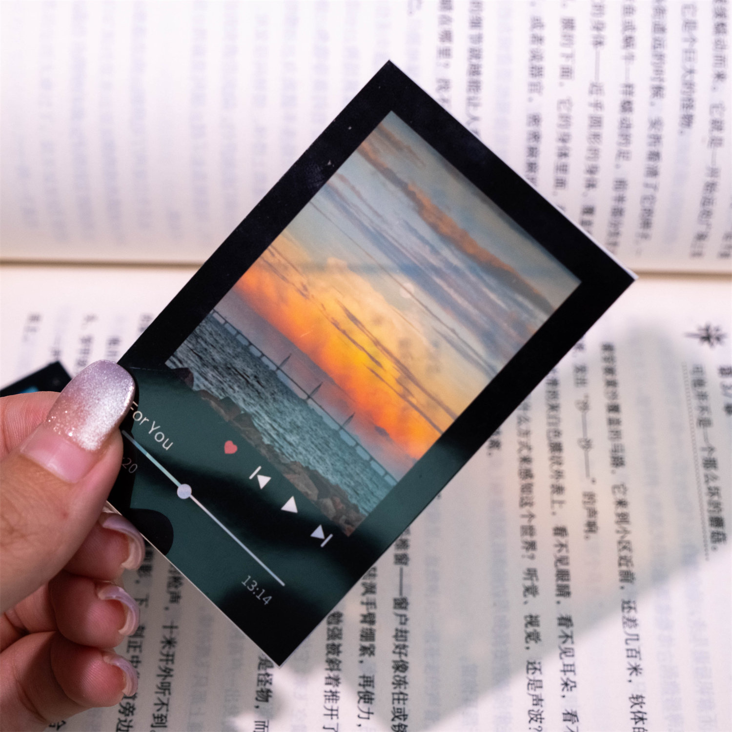 Custom Retro Light And Shadow Film Strip PET Transparent Cards