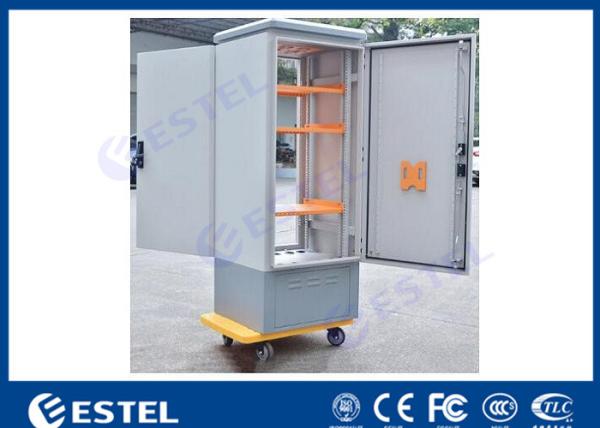 Thermostatic Outdoor Data Cabinet IP55 Anti Corrosion Powder Coated CE Approval