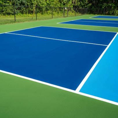 Surface de pickleball couleurs personnalisées tapis de cour de pickleball