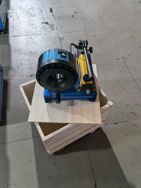 7 Dies New Model 6 To 25mm Without Electric 1 Manual Hose Crimper Blue Color / Manual Hose Crimping Machine