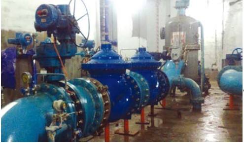 Pressure Reducing Valve  DN 300 PN16 With Pilot Circuit  Including Automated Control Downstream Pressure