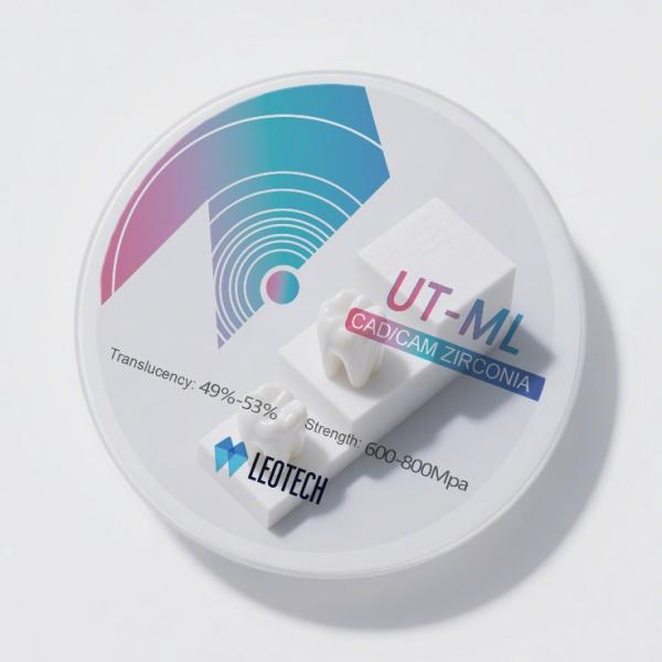 Yttria-Stabilized Zirconia Blank / 10.5×10⁻⁶/K Thermal Expansion / ≤3-Unit Bridges | HV10 1150-1250