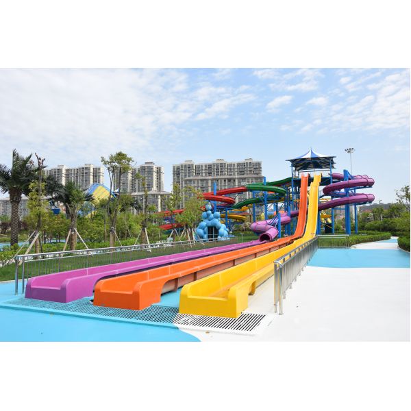 Water Playground High Speed Slide For Adults 1.4m-1.8m Height Range Available
