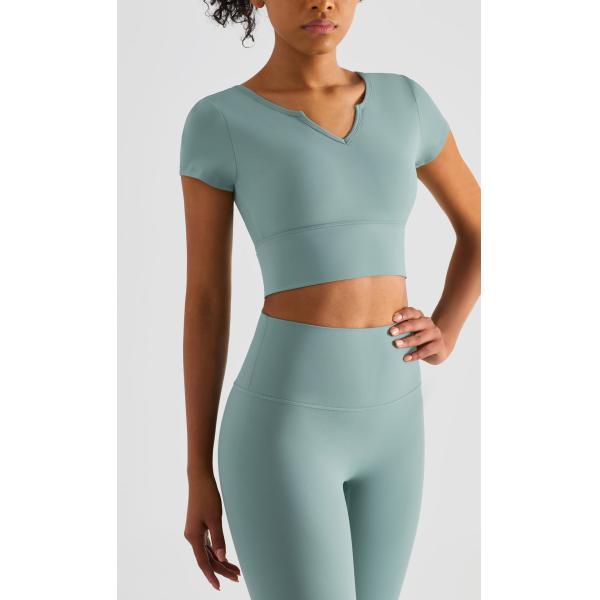 Altiland проложило женщин разминка покрывает v - футболки спорт спортзала йоги шеи