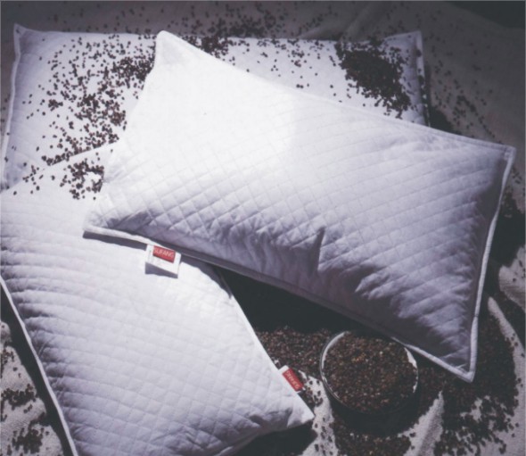 Hotel & Guesthouse Use Cotton & Polyester Fiber Neck Pillow with Ordinary Fiber Filling for Student Dormitory