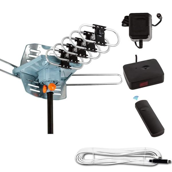 Indoor High Gain Acu M45 Satélite Marinho Antenna de TV Digital HD Amplificada