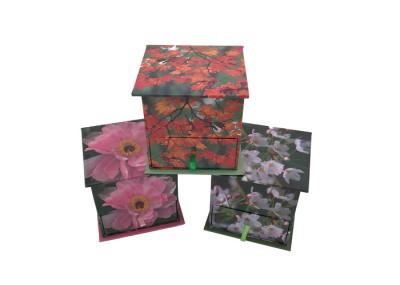 l'impression faite sur commande 2 pose l'emballage de papier de luxe de boîte-cadeau de tiroir avec l'aimant