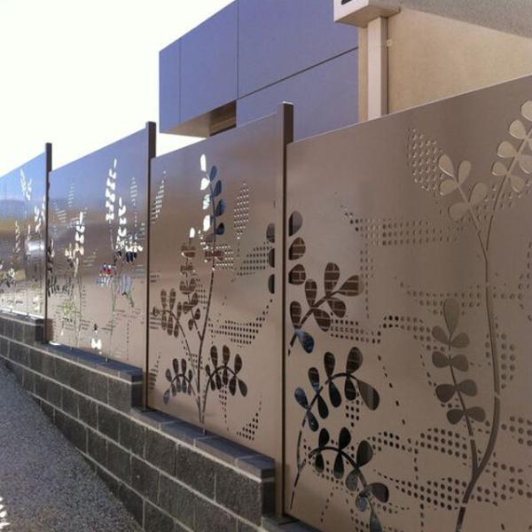 Строительство индивидуальные алюминиевые панели 1 мм-10 мм с лазерным резкой гравированных узоров