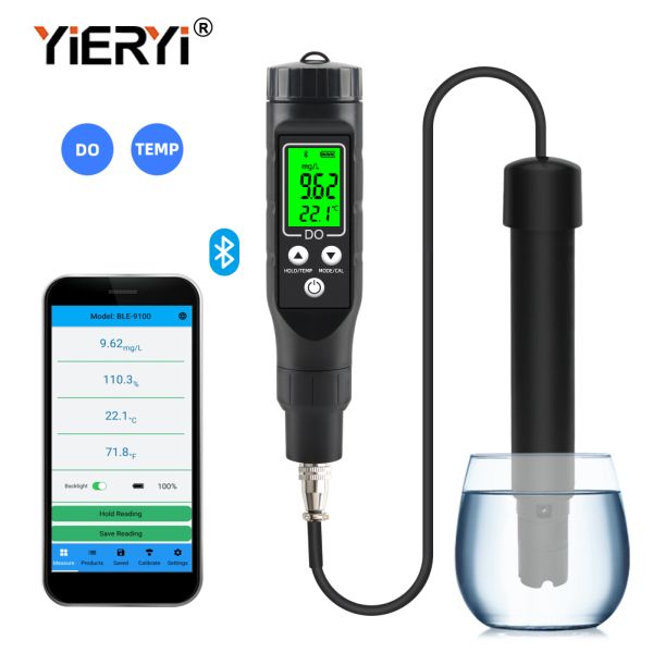 Smart Tuya Wifi Digital PH Meter with Data Logger Function and 6 in 1 TDS.EC.PH.Salinity.G.S.Temp for Hydroponics