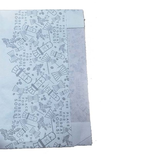 Biodegradable White Kraft Paper Pouch Custom Logo Side Gusset Bags Eco Friendly