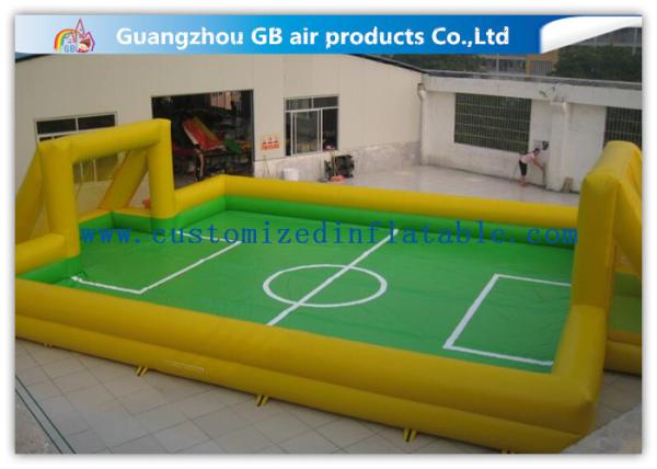 Custom Soccer Outdoor Inflatable Sports Games /  Inflatable Football Field
