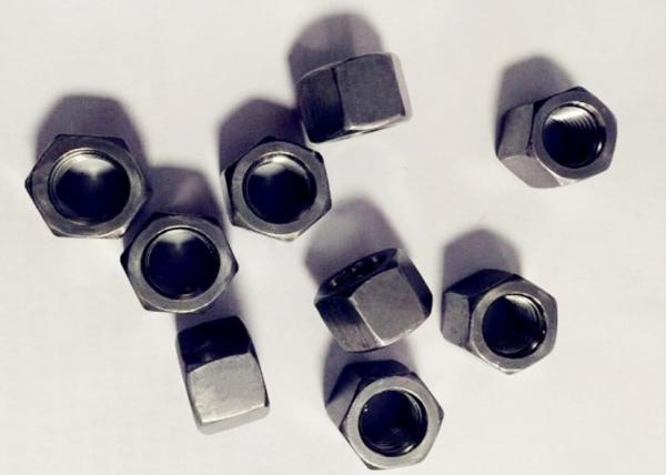 15mm Thickness Carbon Steel Hex Nuts M14x1.5 Black Color For Agricultural Electronics