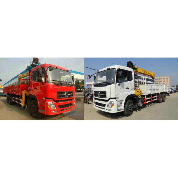Dongfeng 6x4 10 wheels LHD, RHD Truck Mounted Crane with Capacity 10ton for Sale