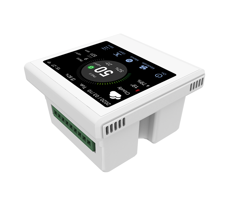 IoT Smart Air Quality Controller with WiFi Remote Fresh Air System Management