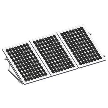 Versatile Flat Roof Solar Mounting System Home Solar Power Aluminum Tripod Structure