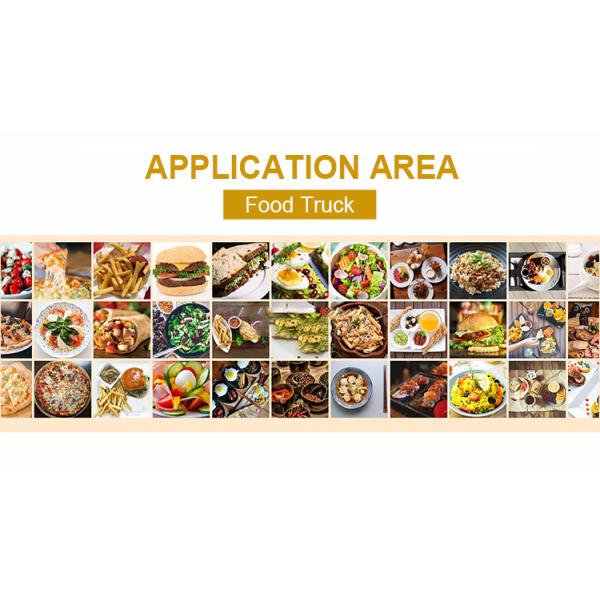 Customized Fully Equipped Food Truck Concession Bubble Tea Coffee Food Trailers