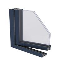 A extrusão feita sob encomenda do quadro de janela 6063 pulveriza o perfil de vitrificação de alumínio de revestimento