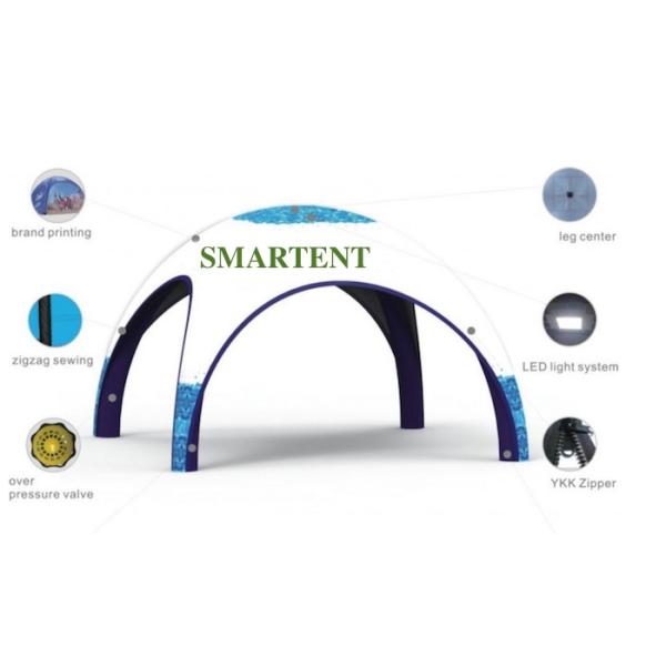 Легкая портативная Оксфордская надувная палатка TPU X 5MX5M