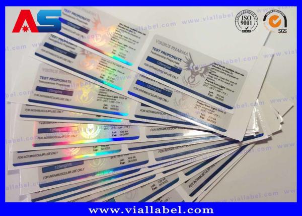 O tubo de ensaio customizável da cor 10ml da etiqueta etiqueta a testosterona para o teste de laboratório