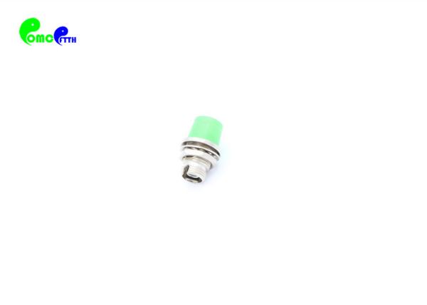 Fiber Optic Adapter FC APC Simplex 9 / 125μm Round D Type Compact Structure With Wide Temperature Range