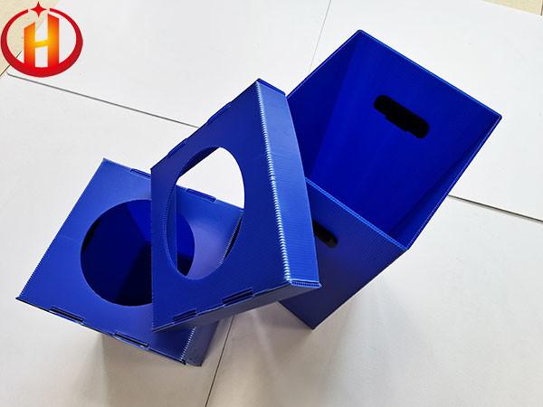 UV Printing Corrugated Plastic Waste Bins 400gsm Recyclable