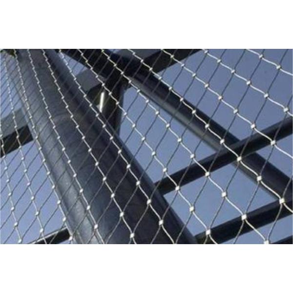 50cm*50cm Rope Net Fence 2.0mm Stainless Steel Wire Rope Mesh