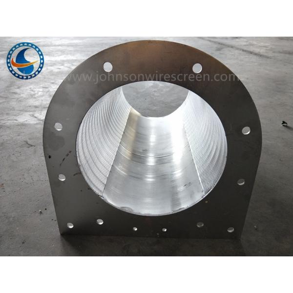 Stainless Steel 316L Rotary Screen Drum Wire Strainer Basket 520 Mm Diameter