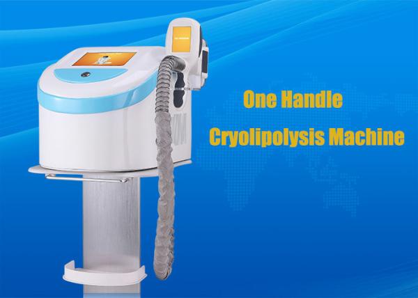 One Handle Cryolipolysis Slimming Machine , Portable Body Fat Freezing Machine