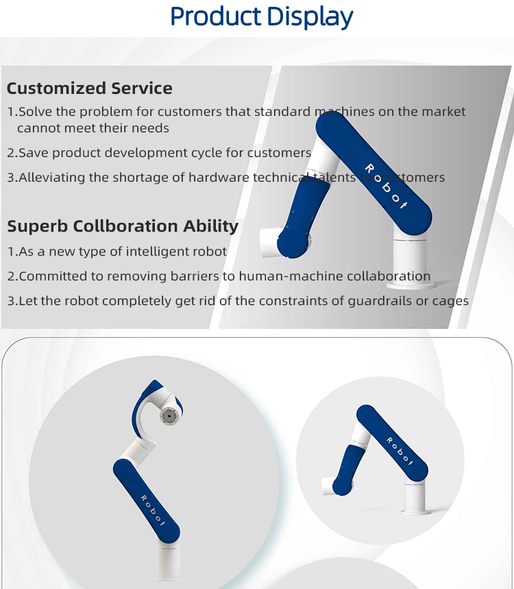 Foxtechrobot New Arrival Low Cost ROS Industrial Automated Collaborative 6-Axis Collaborative Robotic Arm