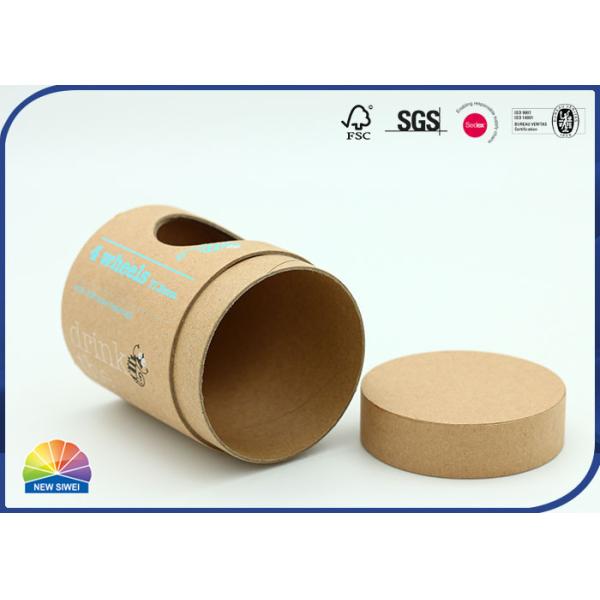 Лакировать ультрафиолетовой 4c трубки печати 120gsm Браун Kraft упаковывая штейновый