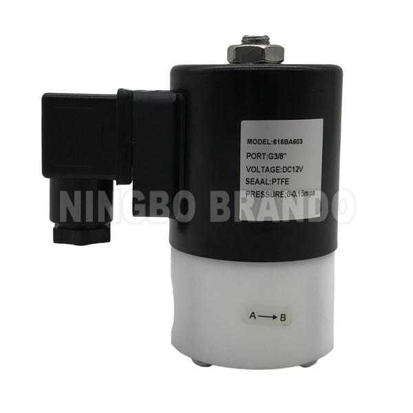 Anti Corrosion Isolation PTFE Solenoid Valve Group For Chemical Acid Alkali