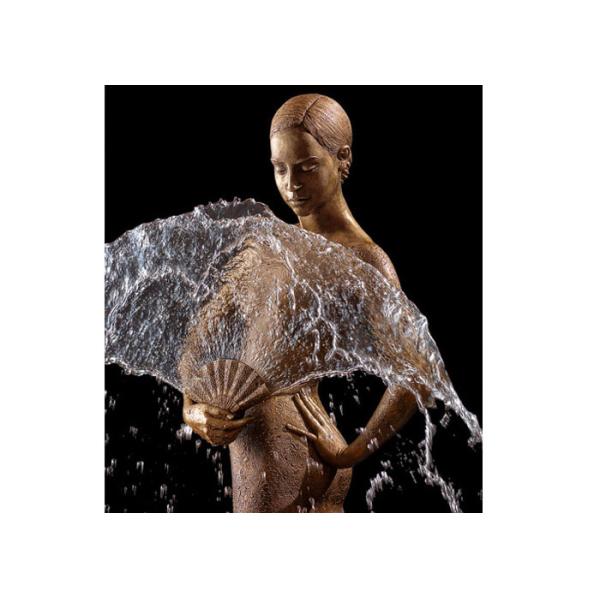 Outdoor Public Decoration Bronze Ballerina Water Fountain With Size 180cm Height